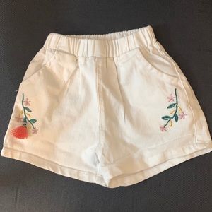 ‘Pretty Kids’ toddler summer shorts, embroidery ☀️🌈